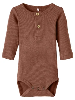 Name It Lasten Body Kab Ls Body Noos Kaakaonruskea