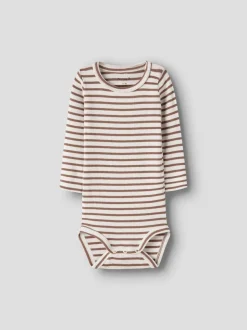 Name It lasten body NBBANI LS BODY NOOS, keskiruskea