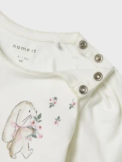 Name It lasten body, NBFHANNAH LS BODY BOX Valkoinen