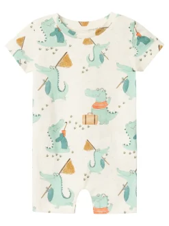 Name It lasten body, NBMJEVAN SUNSUIT Valkopohjainen Kuosi