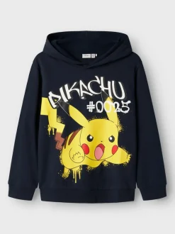 Name It lasten college, NKMONDIE POKEMON REG SWEAT Tummansininen