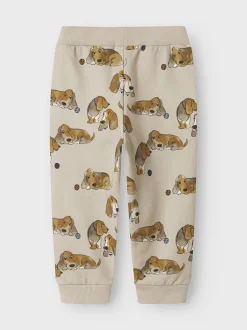 Name It lasten collegehousut, NMMKODY NREG SWEAT PANT UNB Beige