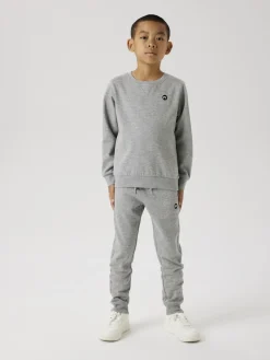 Name It Lasten Collegehousut, NKMVIMO SWE PANT NOOS Vaaleanharmaa