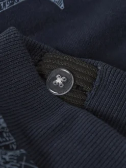 Name It lasten collegehousut, NMMVARON AOP SWEATPANT Tummansininen