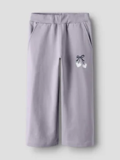 Name It lasten collegehousut NMFBASALT Sweat Wide Pant, vaalea lila