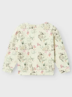 Name It Lasten Collegepaita, NMFSADIE REG SWEAT Beige Kuosi