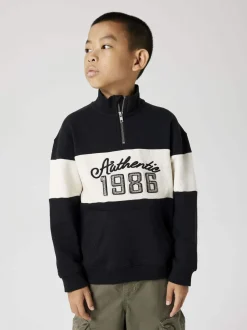 Name It Lasten Collegepaita, NKMRETA LS RLX SWEAT Musta