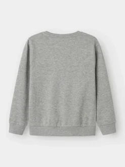 Name It lasten collegepusero, NKMVIMO LS SWEATSHIRT Vaaleanharmaa