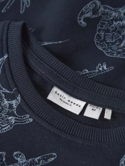 Name It lasten collegepusero, NMMVARON SWEATSHIRT Tummansininen