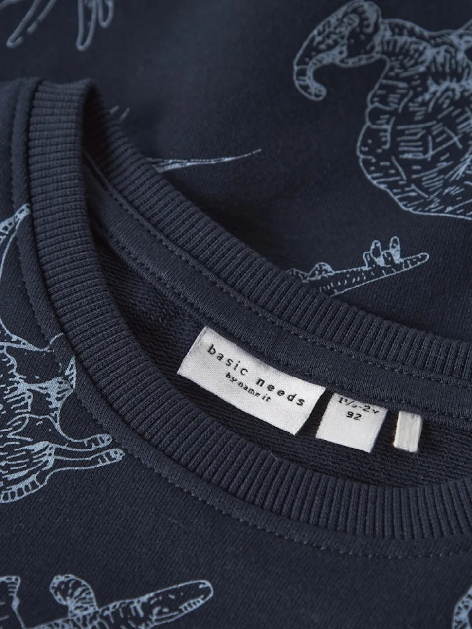 Name It lasten collegepusero, NMMVARON SWEATSHIRT Tummansininen