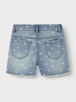 Name It lasten farkkushortsit, NKFROSE HW MOM DENIM SHORTS 3555 Indigo