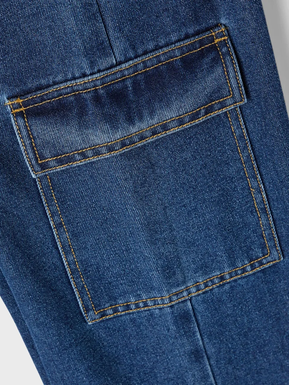 Name It lasten farkut, NKFROSE HW WIDE CARGO JEANS Indigo