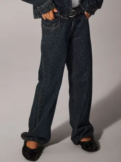 Name It lasten farkut NKFROSE WIDE RHINE JEANS, musta