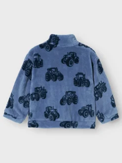 Name It Lasten Fleecetakki, NMMRICOLAJ TEDDY CARD Sininen