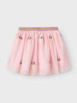 Name It lasten hame, NMFJISENE TULLE SKIRT Vaaleanpunainen
