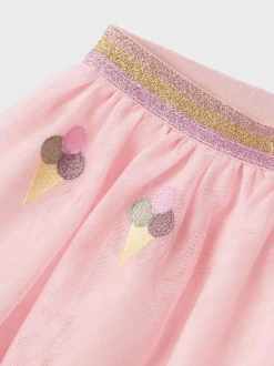 Name It lasten hame, NMFJISENE TULLE SKIRT Vaaleanpunainen