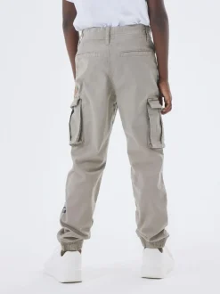 Name It Lasten Housut, Bamgo Reg Twill Harmaa