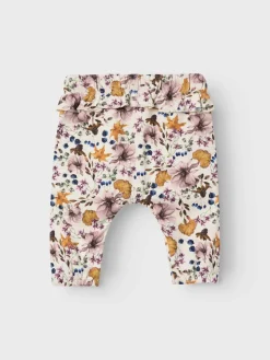 Name It lasten housut, NBFRESTA PANT Valkopohjainen Kuosi