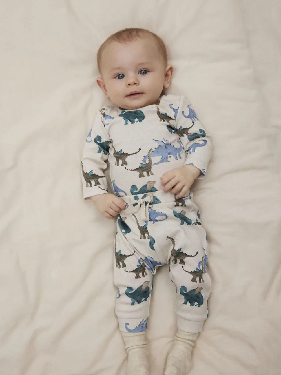 Name It lasten housut, NBMDRAGON PANT Valkopohjainen Kuosi