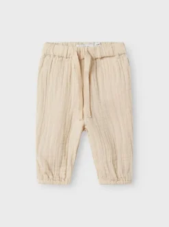 Name It lasten housut, NBNOSAFI PANT S Vaalea Beige