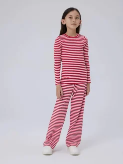 Name It Lasten Housut, NKFSURAJA STRAIGHT PANT NOOS Vaaleanpunainen