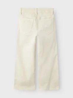 Name It Lasten Housut, NKFROSE WIDE TWI PANT Beige
