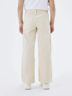 Name It Lasten Housut, NKFROSE WIDE TWI PANT Beige
