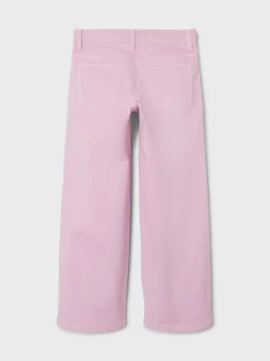 Name It Lasten Housut, NKFROSE WIDE TWI PANT Pinkki