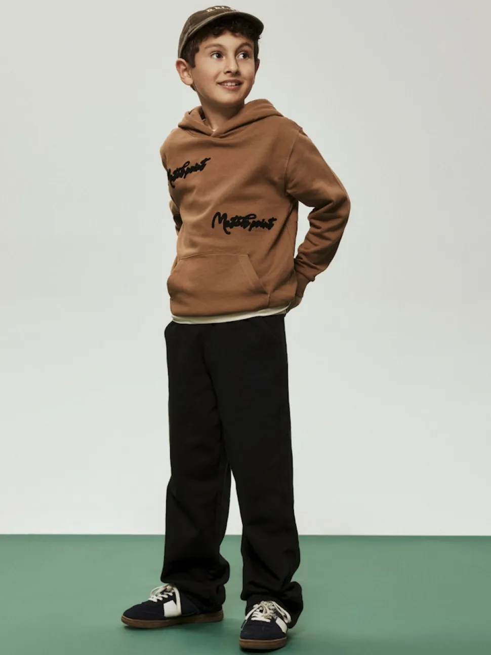 Name It lasten housut NKMTOM STRAIGHT SWEAT PANT, musta