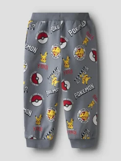 Name It lasten housut NMMSILO POKEMON NREG SWEATPANTS, keskiharmaa