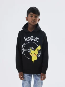 Name It lasten huppari, NKMNOSCAR POKEMON SWEAT Musta
