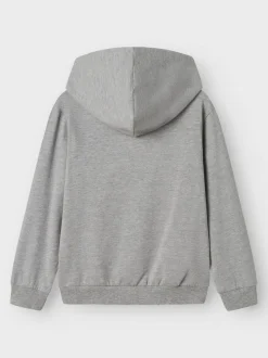 Name It lasten huppari, NKMNOBEL BOREDOFD REG SWEAT Vaaleanharmaa