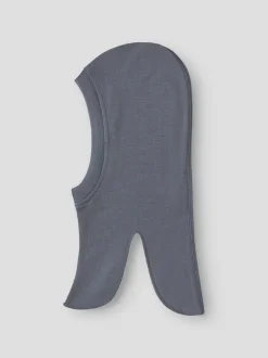 Name It lasten kypärämyssy, NMNWILLIT WOOL BALACLAVA NOOS Tummanharmaa