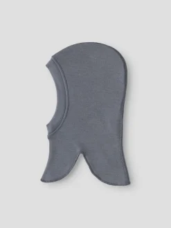 Name It lasten kypärämyssy, NBNWILLIT WOOL BALACLAVA Tummanharmaa