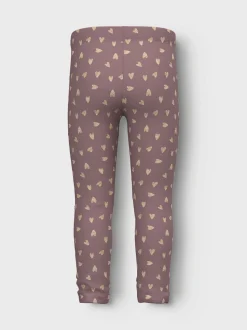 Name It Lasten Leggingsit, NMFTAVINA SWEAT FLEECE LEGGINGS NOOS Vaaleanpunainen Kuosi