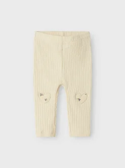 Name It Lasten Leggingsit, NBFOLBA LEGGING Vaalea Beige