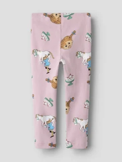 Name It lasten leggingsit NMFSOCA PIPPI LEGGING, vaaleanpunainen