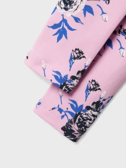 Name It Lasten Leggingsit, NMFVIVIAN AOP LEGGING Pinkki Kuosi