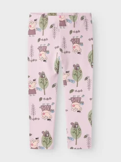 Name It lasten leggingsit, NMFDYKA PEPPA LEGGINGN Vaaleanpunainen