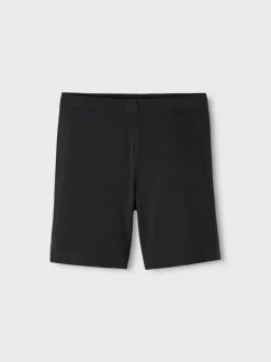 Name It lasten legginsshortsit, NKFVIVIAN 2P SOLID SHORTS Musta