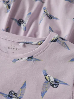 Name It lasten mekko, NKFVIGGA CAPSL DRESS Vaaleanpunainen Kuosi