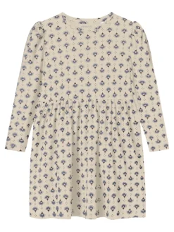 Name It lasten mekko NMFONINE LS DRESS, beige