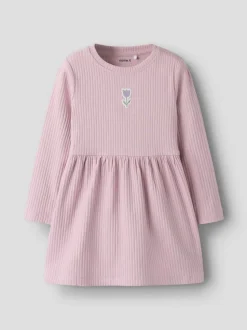 Name It lasten mekko NMFVEMMA LS DRESS, vaaleanpunainen