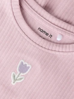 Name It lasten mekko NMFVEMMA LS DRESS, vaaleanpunainen