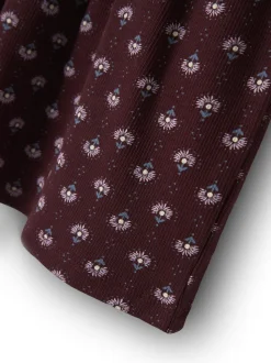 Name It lasten mekot NMFONINE LS DRESS, viininpunainen