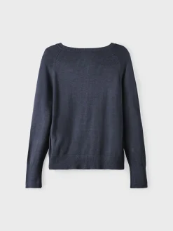 Name It, Lasten Neuletakki, NKFVIONI LS KNIT CARD NOOS Tummansininen