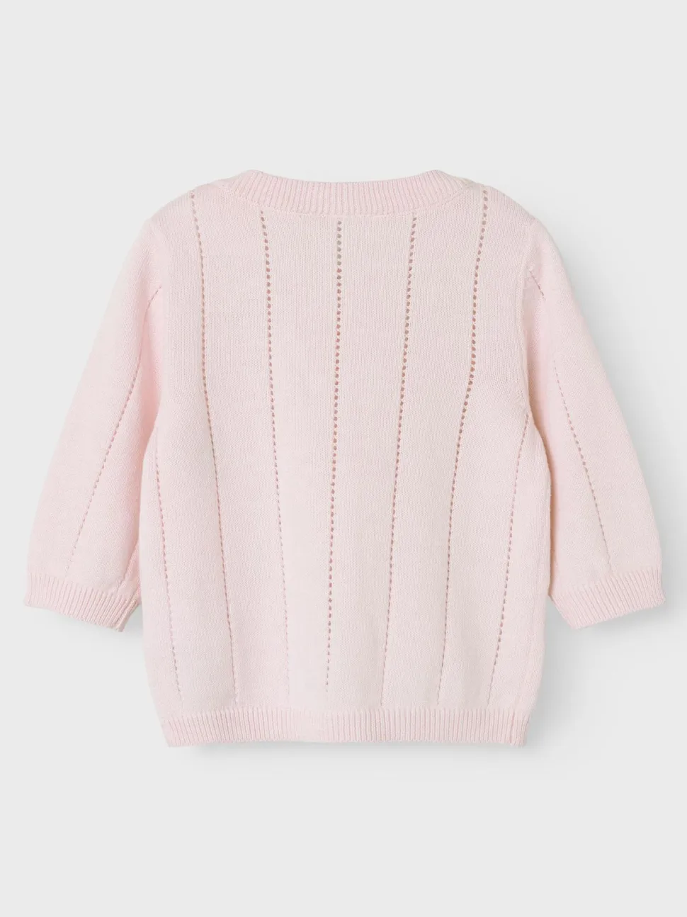 Name It lasten neuletakki, NBFHEYDI LS KNIT CARDIGAN Vaaleanpunainen