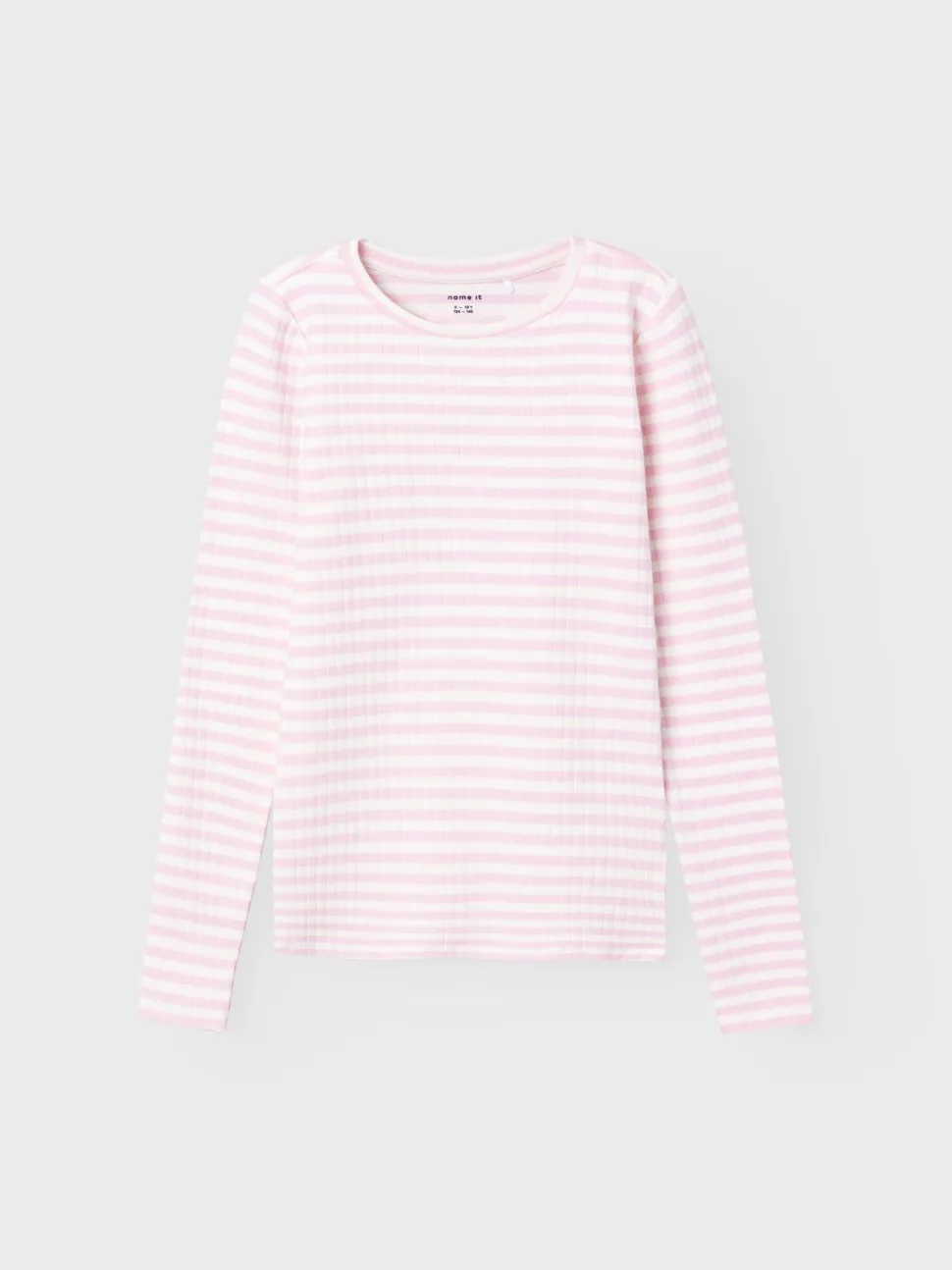 Name It lasten paita, NKFSURAJA LS TOP Raidallinen Vaaleanpunainen
