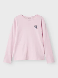 Name It lasten paita NKMSTUFF STUMBELG SS NREG TOP, vaaleanpunainen