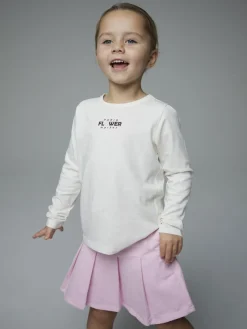 Name It lasten paita NKMSTUFF STUMBELG SS NREG TOP, valkoinen